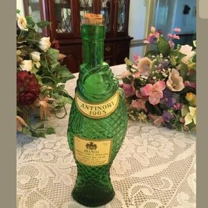 Vtg 1965 Antinori Bianco Fish Wine Bottle Cork 11"